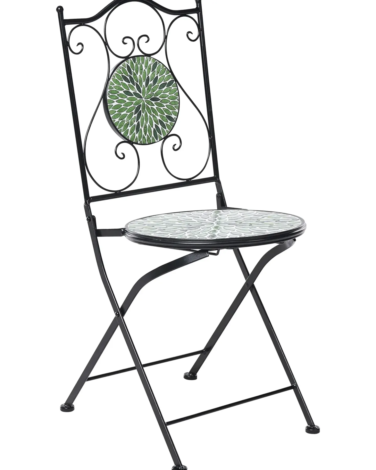 Set di 2 sedie da giardino CIVATE Metallo Nero