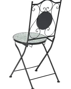 Set di 2 sedie da giardino CIVATE Metallo Nero