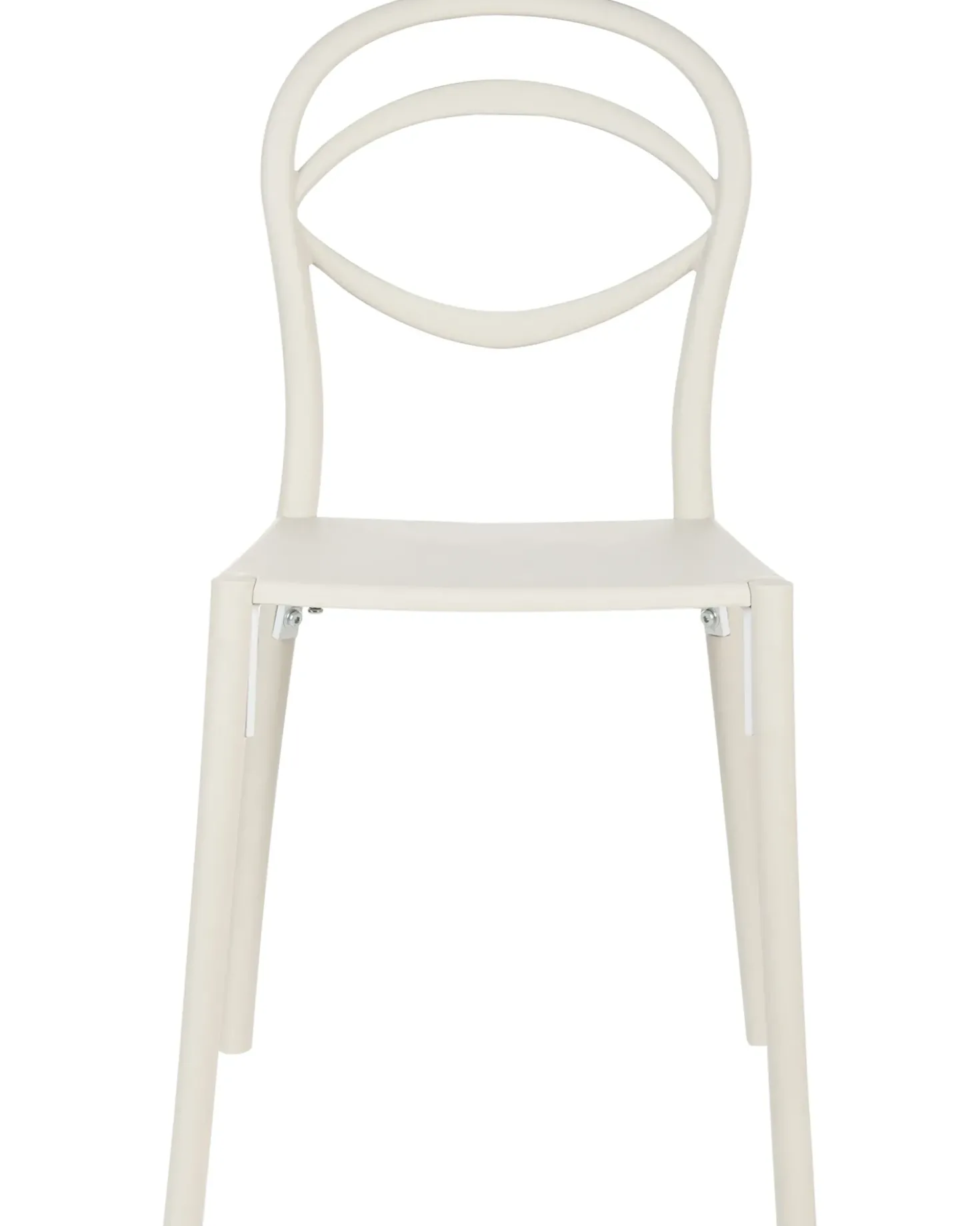 Set di 4 sedie da giardino COVOLO Bianco sporco