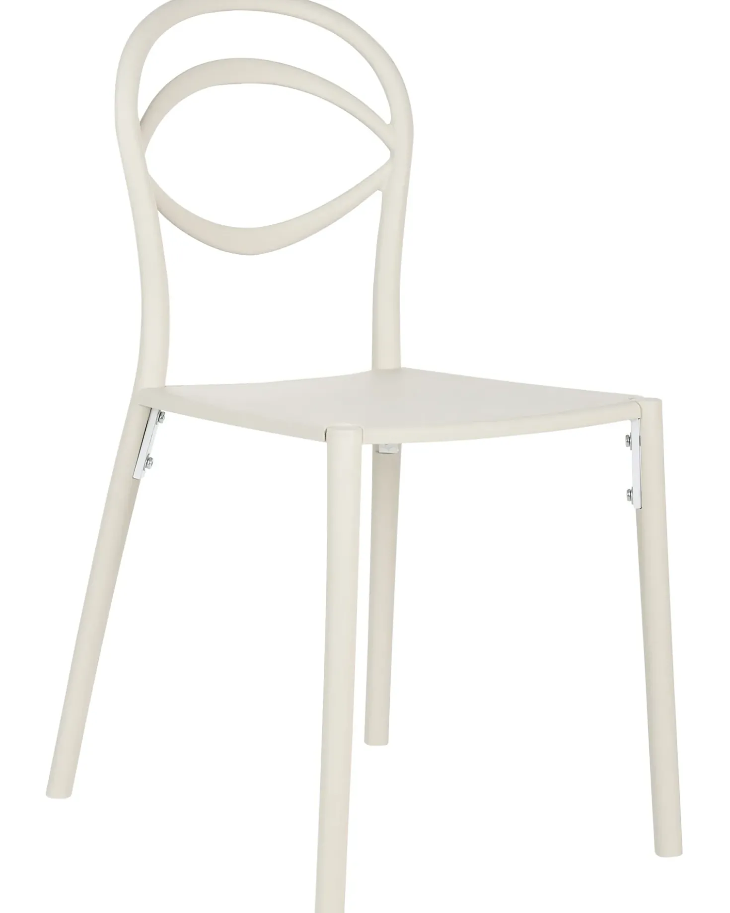 Set di 4 sedie da giardino COVOLO Bianco sporco