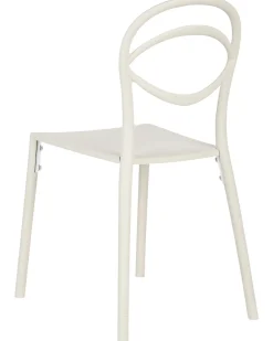 Set di 4 sedie da giardino COVOLO Bianco sporco