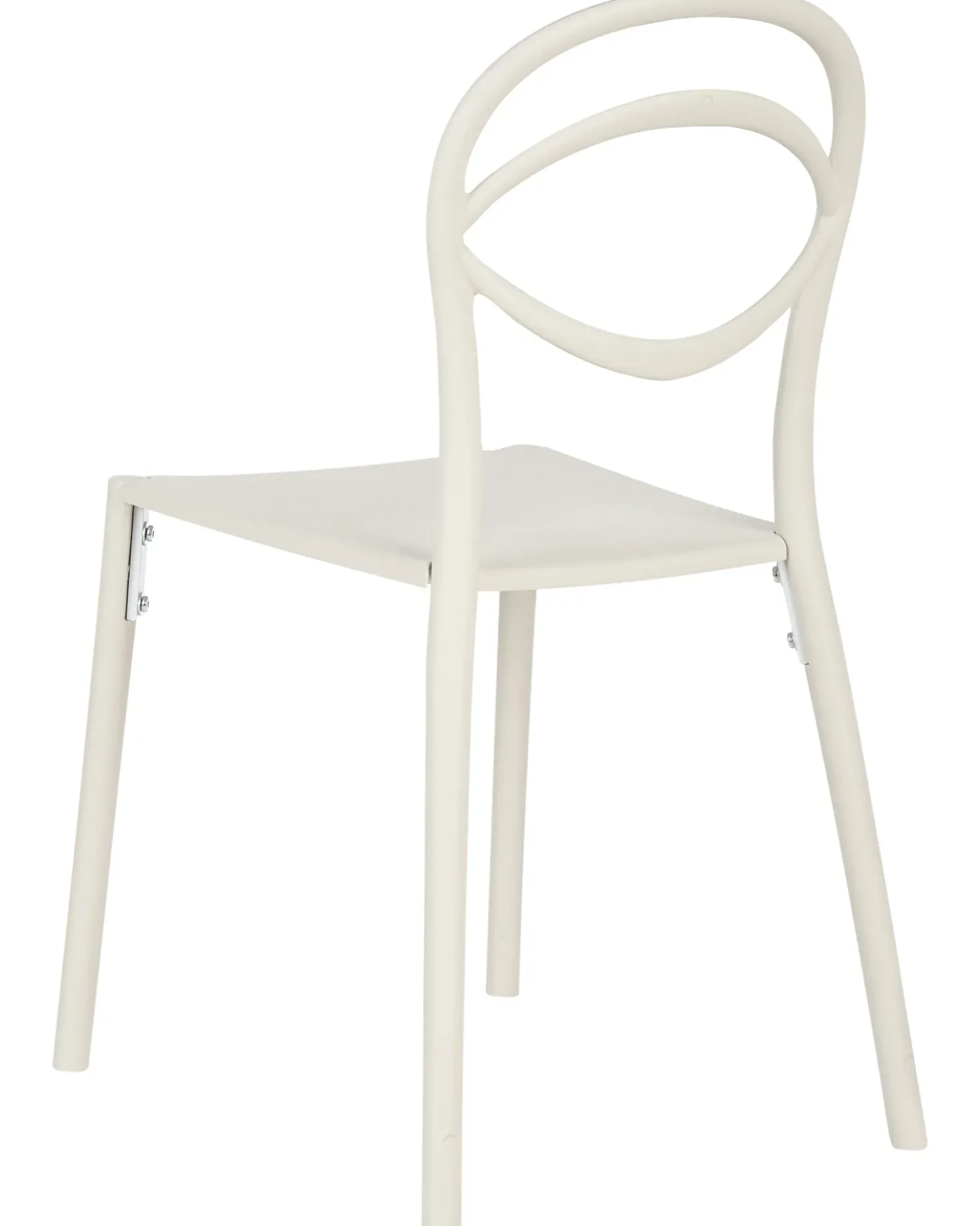 Set di 4 sedie da giardino COVOLO Bianco sporco