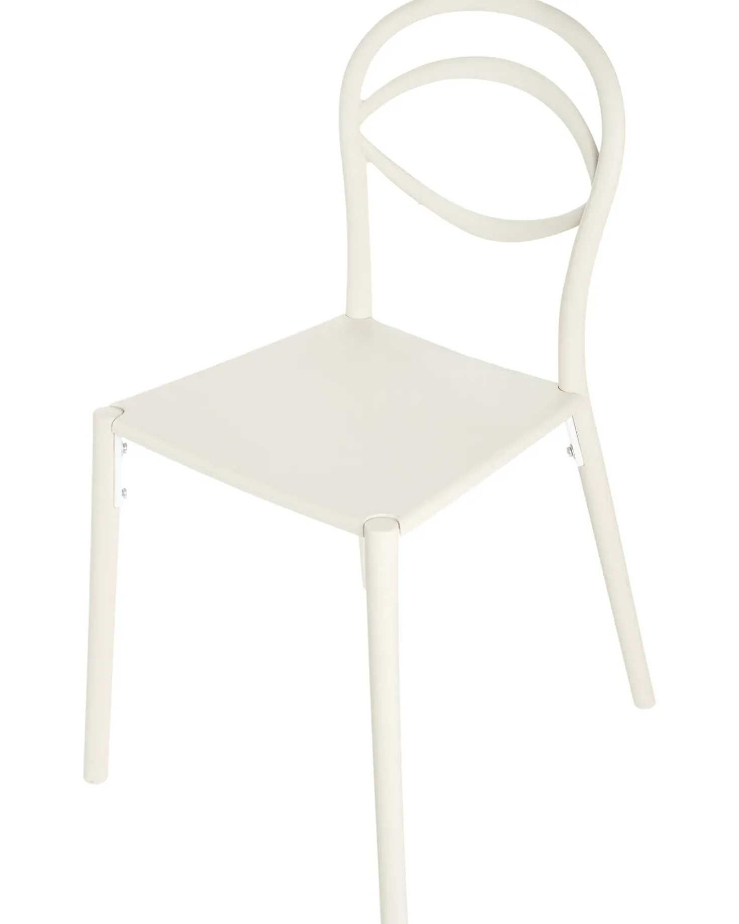 Set di 4 sedie da giardino COVOLO Bianco sporco