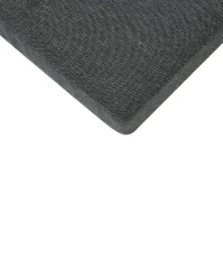 Set di 4 sedie da giardino con cuscini TAVIANO Metallo Nero