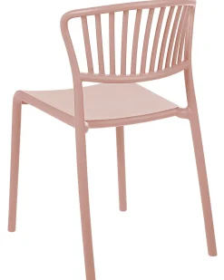 Set di 4 sedie da giardino GELA Rosa pastello