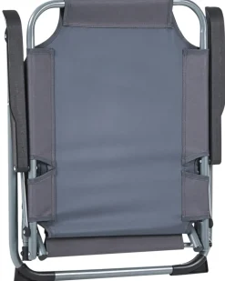 Set di 4 sedie da giardino GALATSI Pieghevole Metallo Grigio