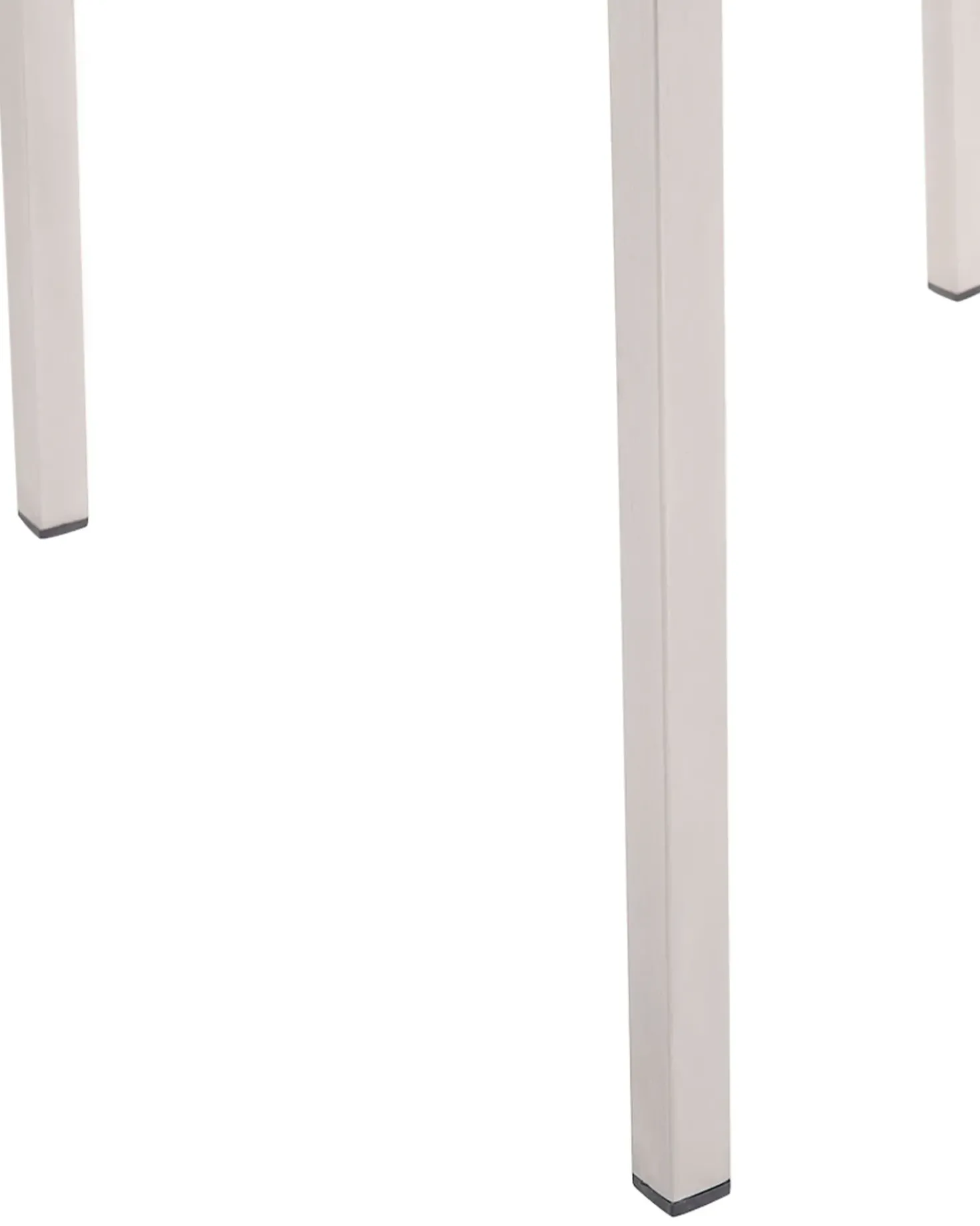 Set di 4 sedie da giardino GROSSETO Acciaio inox Grigio
