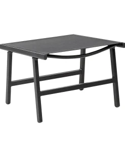 Set di 2 sedie da giardino MARCEDDI con poggiapiedi Metallo Nero
