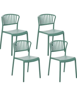 Set di 4 sedie da giardino GELA Verde menta