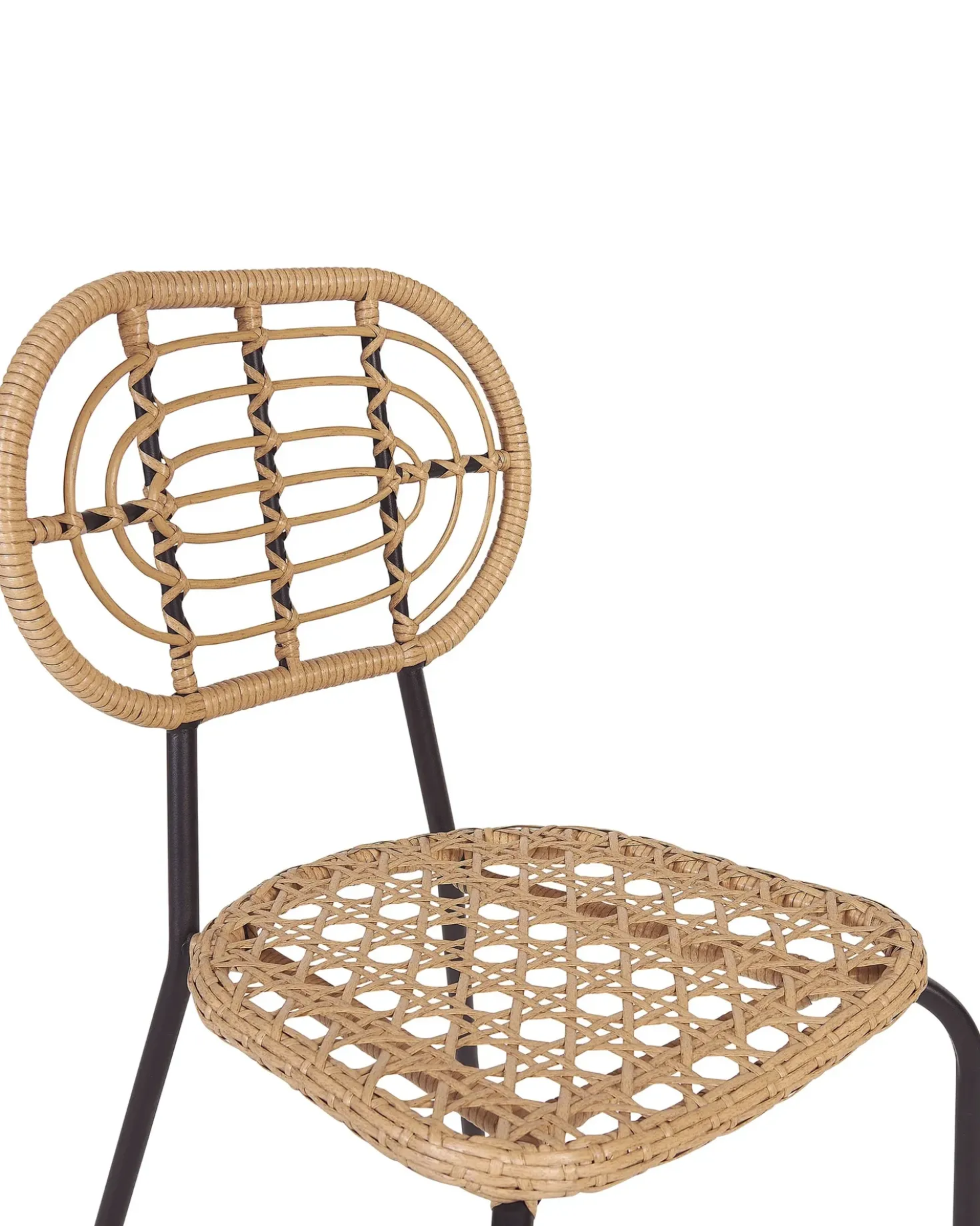 Set di 4 sedie da giardino PRATELLO Rattan sintetico (PE) Naturale