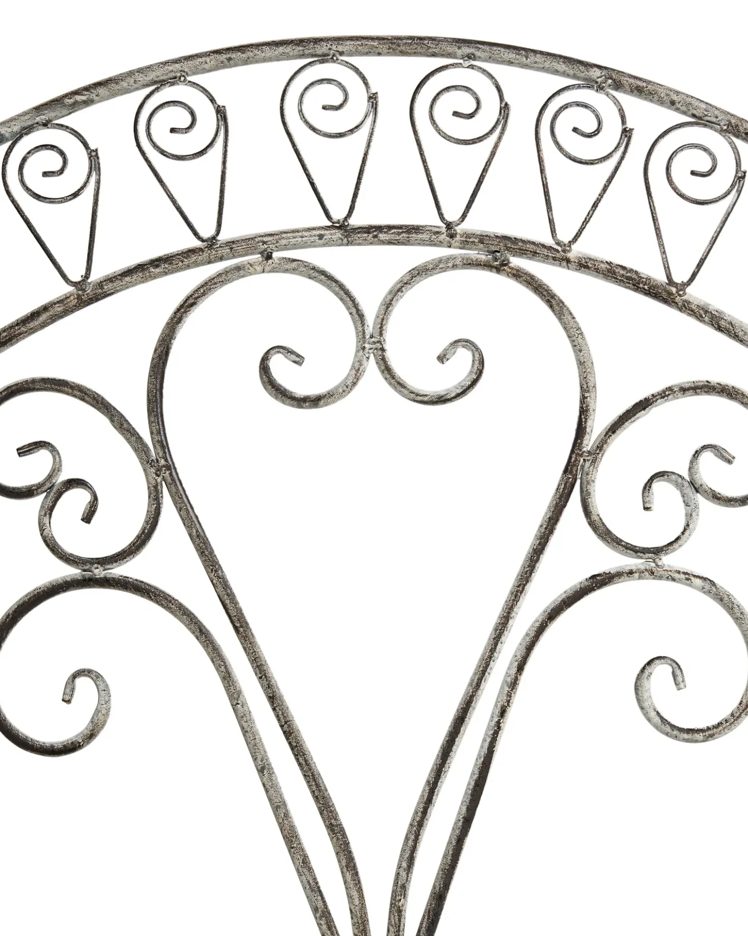 Set di 2 sedie da giardino NURRA Pieghevole Metallo Grigio