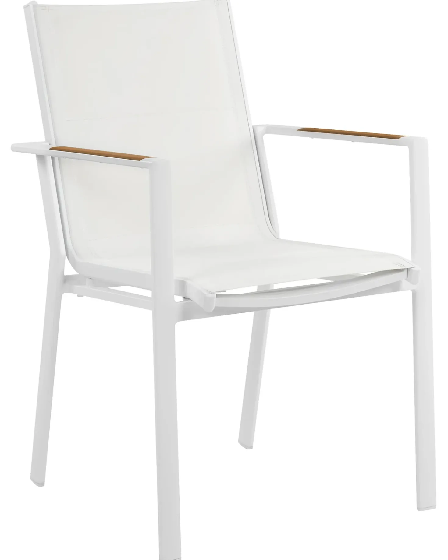 Set di 4 sedie da giardino BUSSETO Metallo Bianco