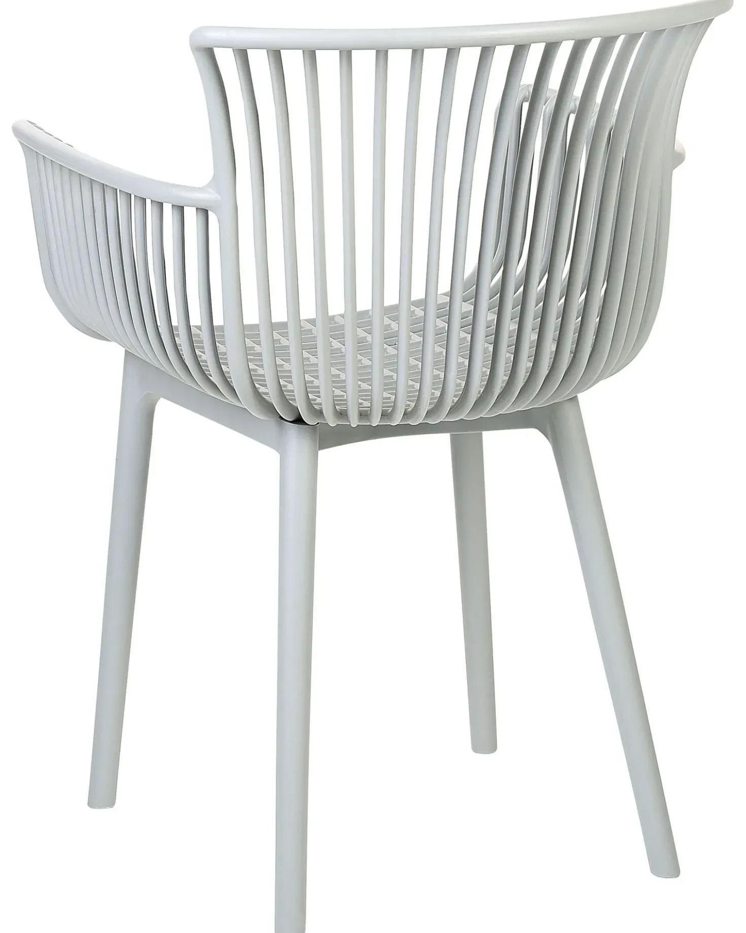 Set di 4 sedie da giardino PESARO Grigio chiaro