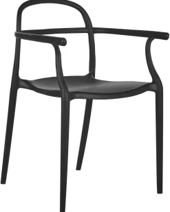 Set di 2 sedie da giardino VIDOR Nero
