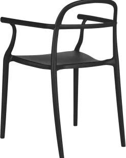Set di 2 sedie da giardino VIDOR Nero