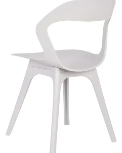 Set di 4 sedie da giardino LACHANIA Tortora