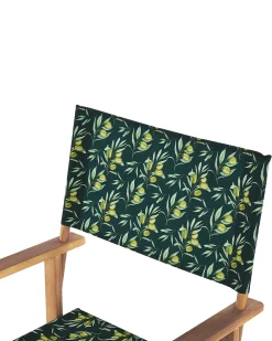 Set di 2 sedie da giardino CINE Legno d'acacia Verde scuro
