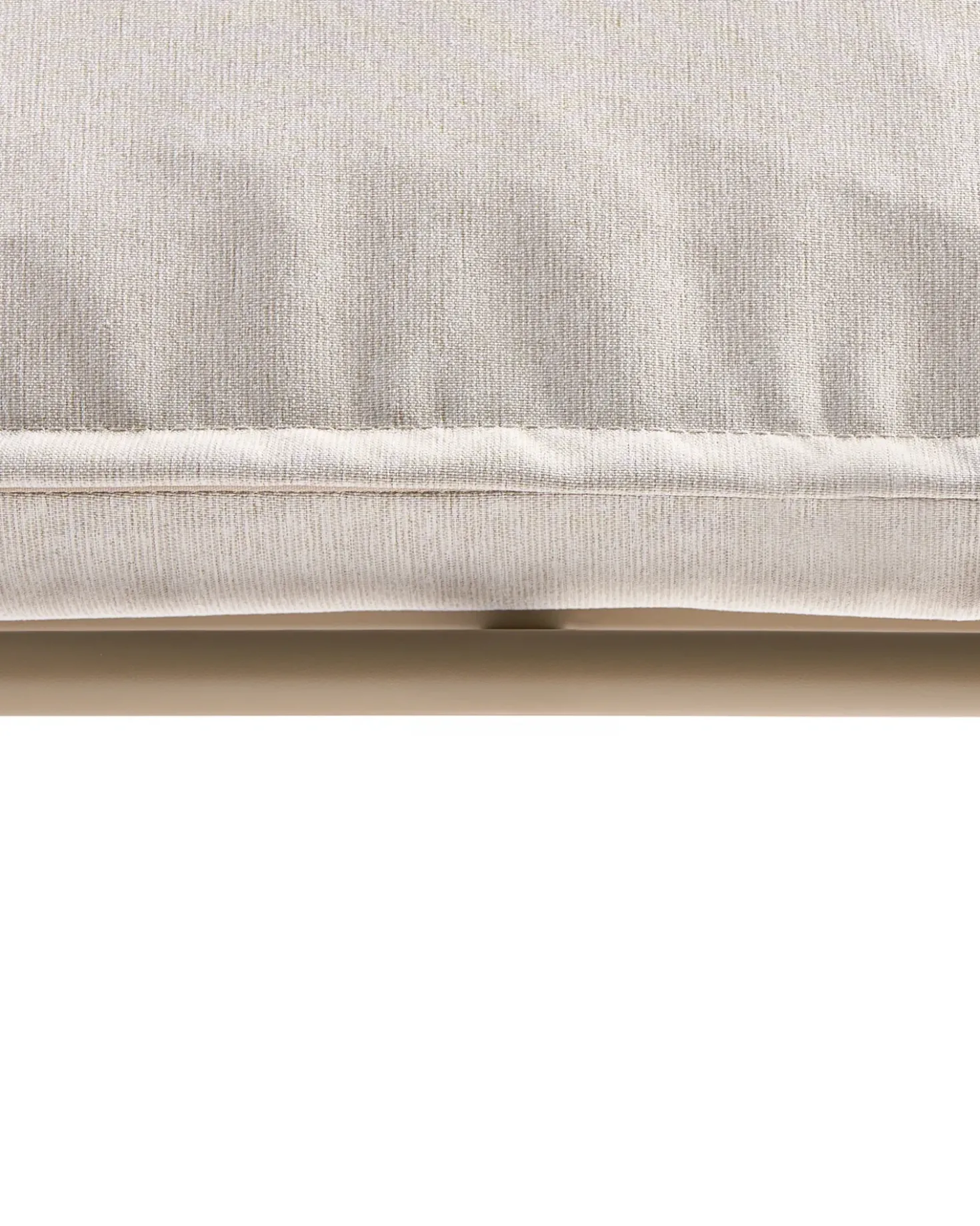 Set di 2 sedie da giardino NIMIS con ottomana Beige chiaro