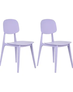 Set di 2 sedie da giardino KATTAVIA Viola