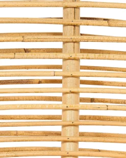 Set di 2 sedie da giardino con cuscini MARATEA Rattan Naturale