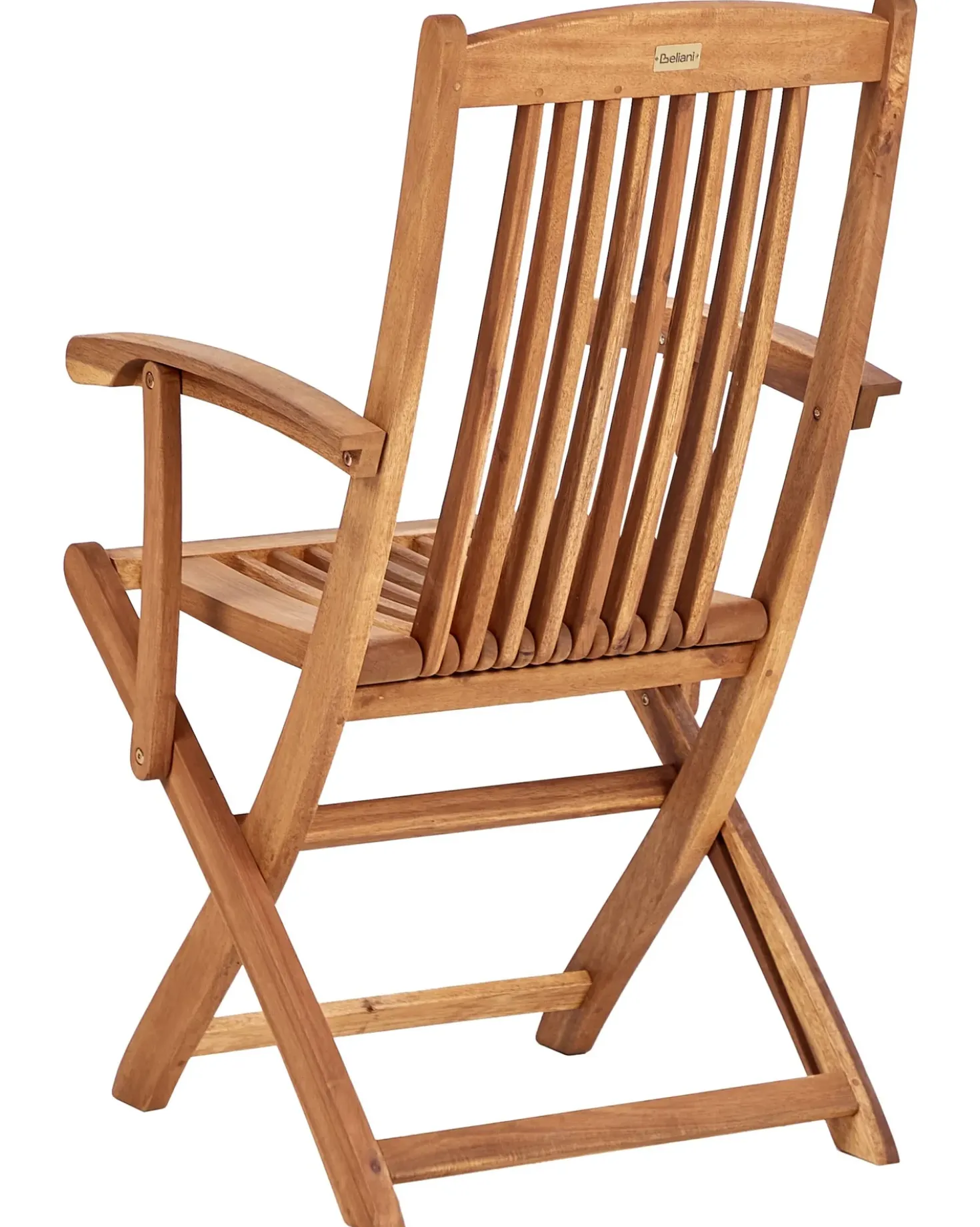 Set di 2 sedie da giardino con cuscini MAUI PREMIUM Legno d'acacia Beige chiaro