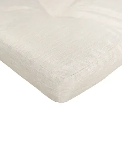 Set di 2 sedie da giardino con cuscini MAUI PREMIUM Legno d'acacia Beige chiaro