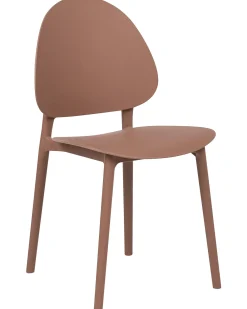 Set di 4 sedie da giardino CEARA Marrone