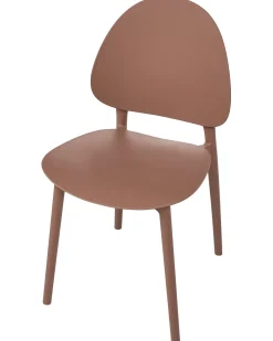Set di 4 sedie da giardino CEARA Marrone