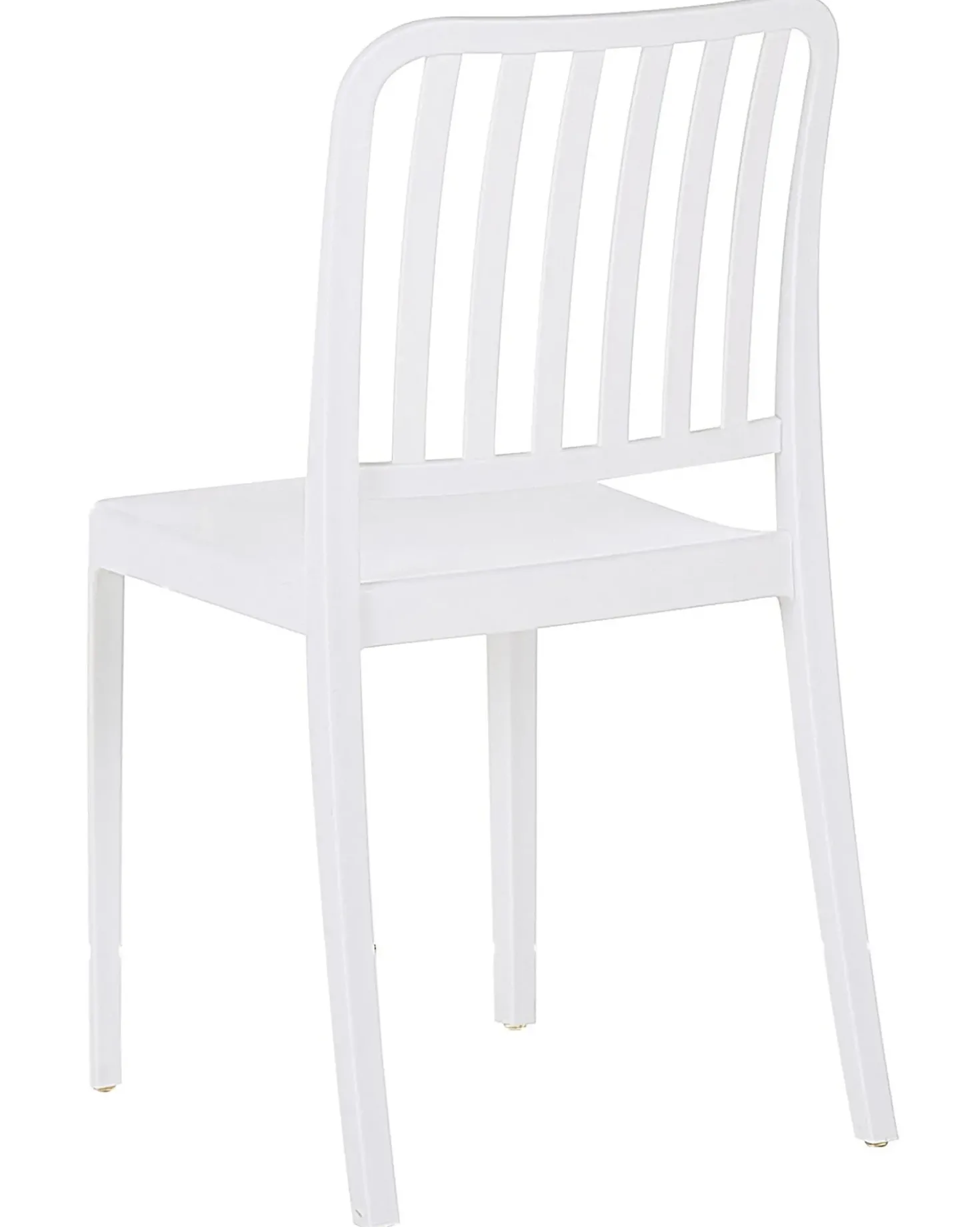 Set di 4 sedie da giardino SERSALE Materiale sintetico Bianco