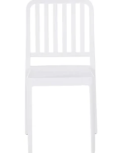 Set di 4 sedie da giardino SERSALE Materiale sintetico Bianco