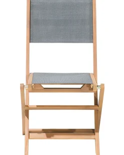 Set di 2 sedie da giardino CESANA Legno d'acacia Marrone chiaro