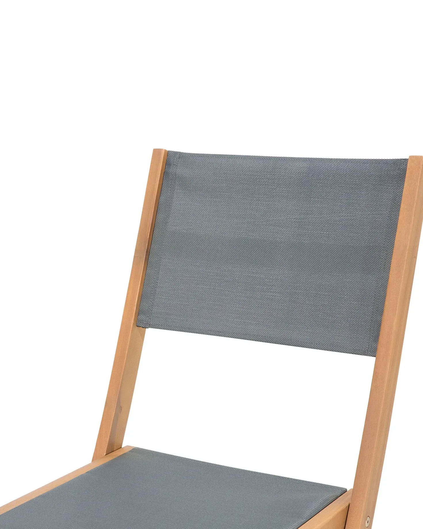 Set di 2 sedie da giardino CESANA Legno d'acacia Marrone chiaro