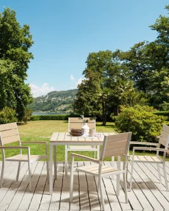 Set di 4 sedie da giardino PRATO Beige
