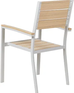 Set di 4 sedie da giardino PRATO Beige