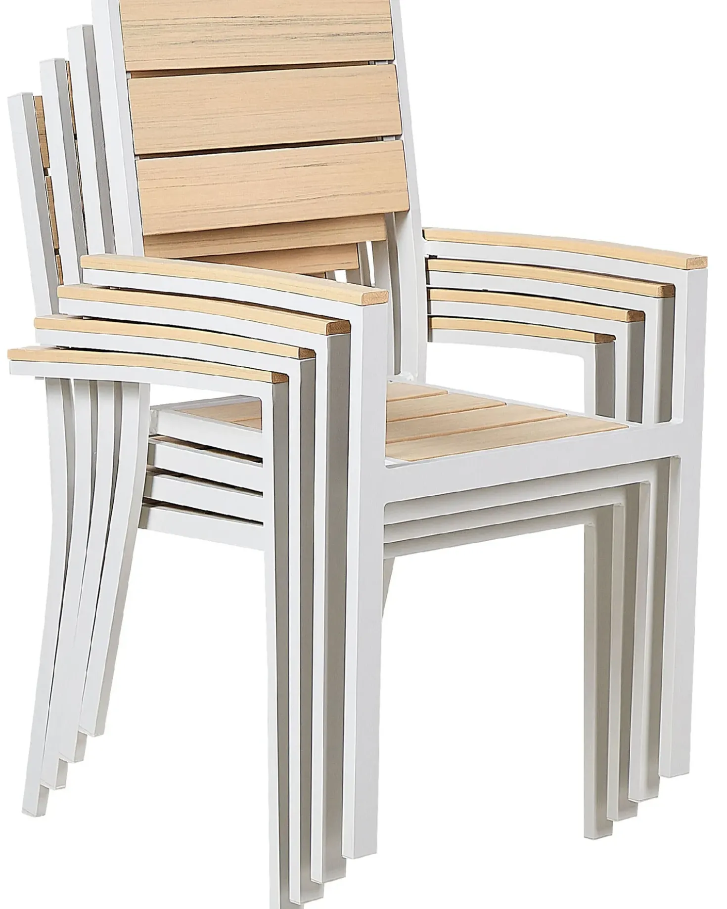 Set di 4 sedie da giardino PRATO Beige