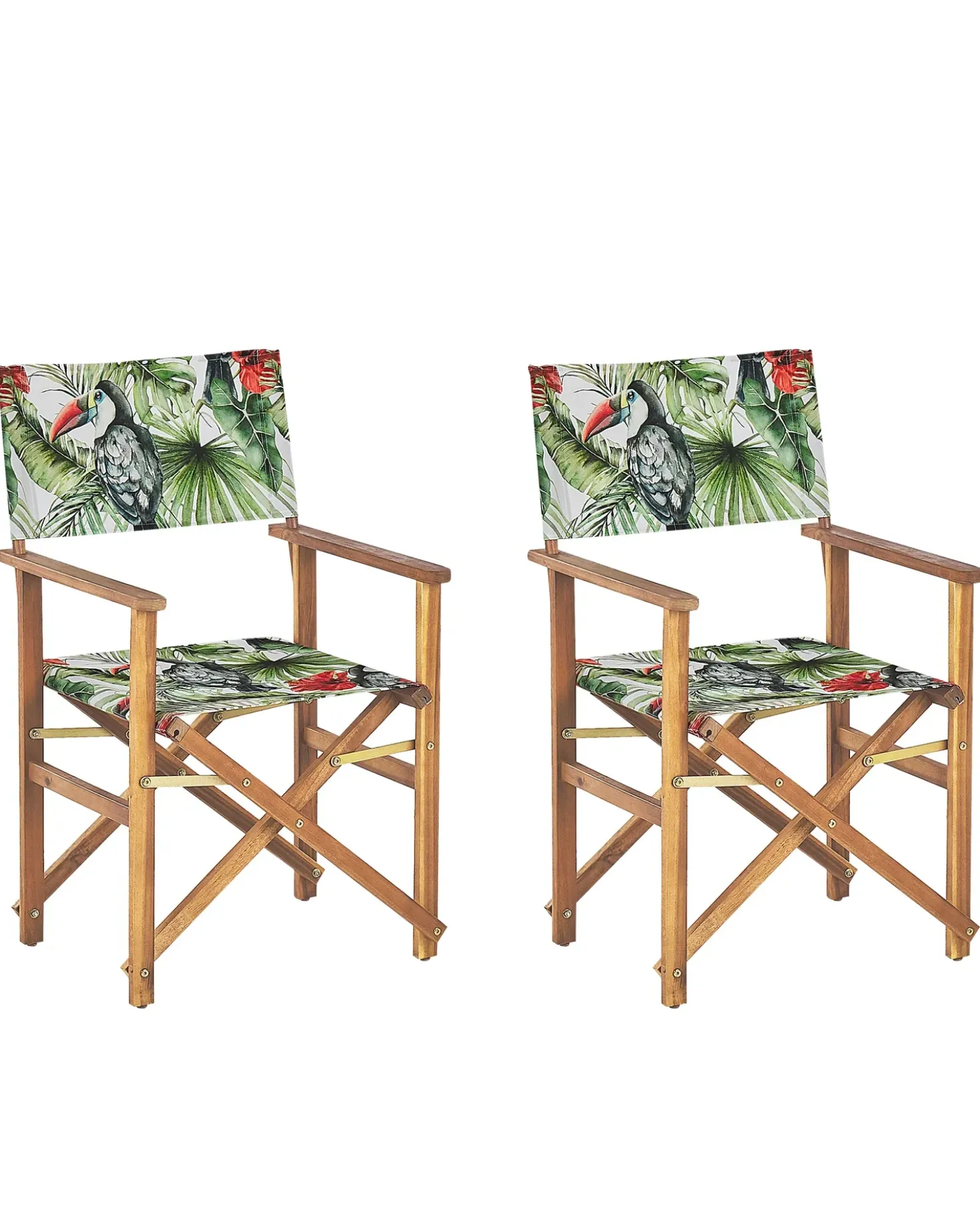 Set di 2 sedie da giardino CINE Legno d'acacia Verde
