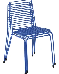 Set di 2 sedie da giardino CHIEVE Metallo Blu