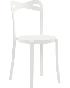 Set di 4 sedie da giardino CAMOGLI Bianco
