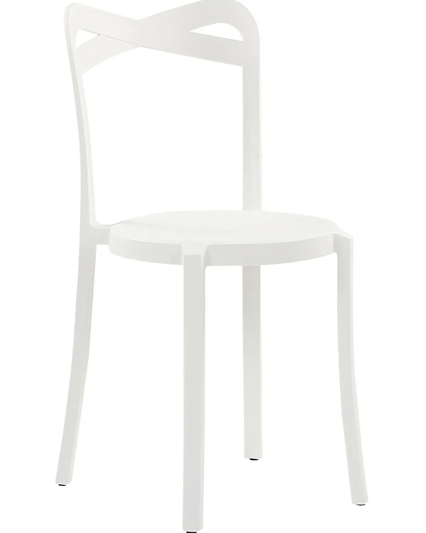 Set di 4 sedie da giardino CAMOGLI Bianco