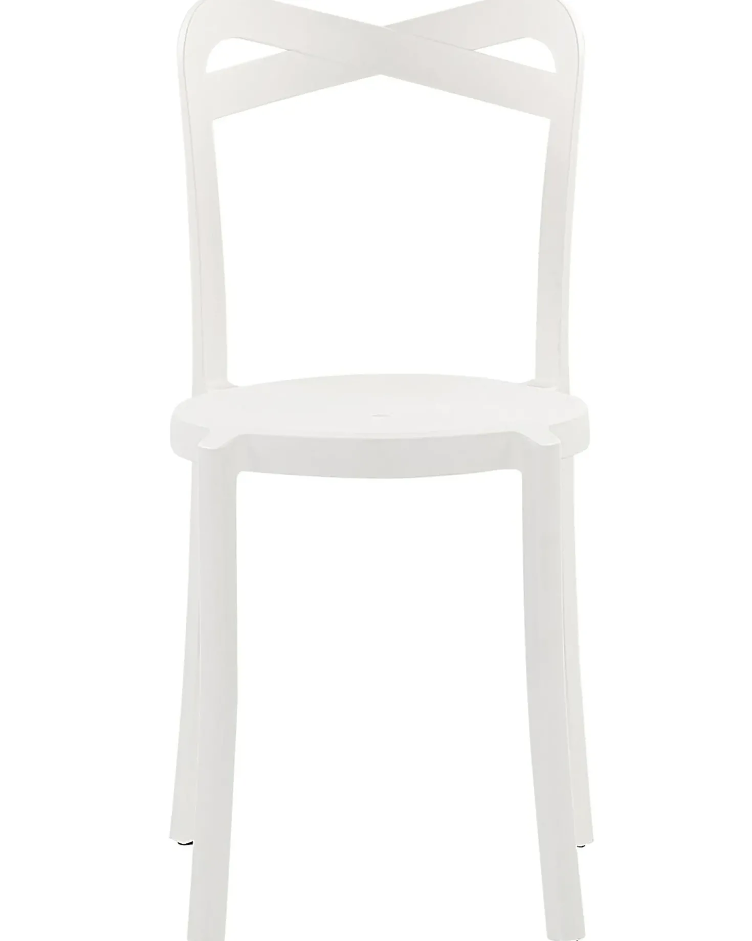 Set di 4 sedie da giardino CAMOGLI Bianco