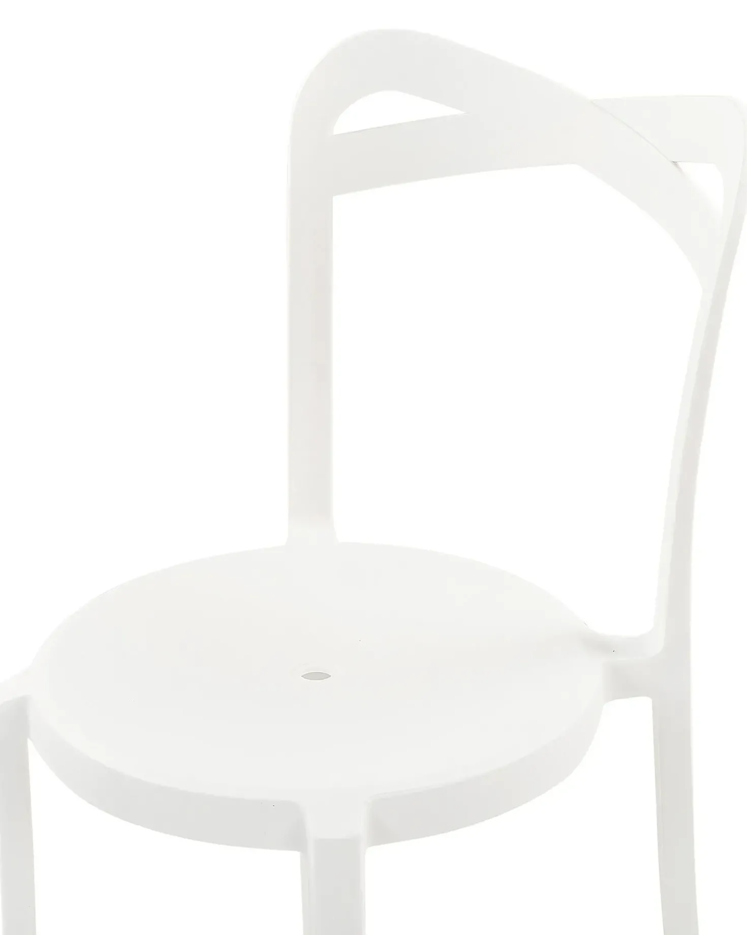 Set di 4 sedie da giardino CAMOGLI Bianco