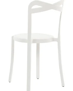 Set di 4 sedie da giardino CAMOGLI Bianco