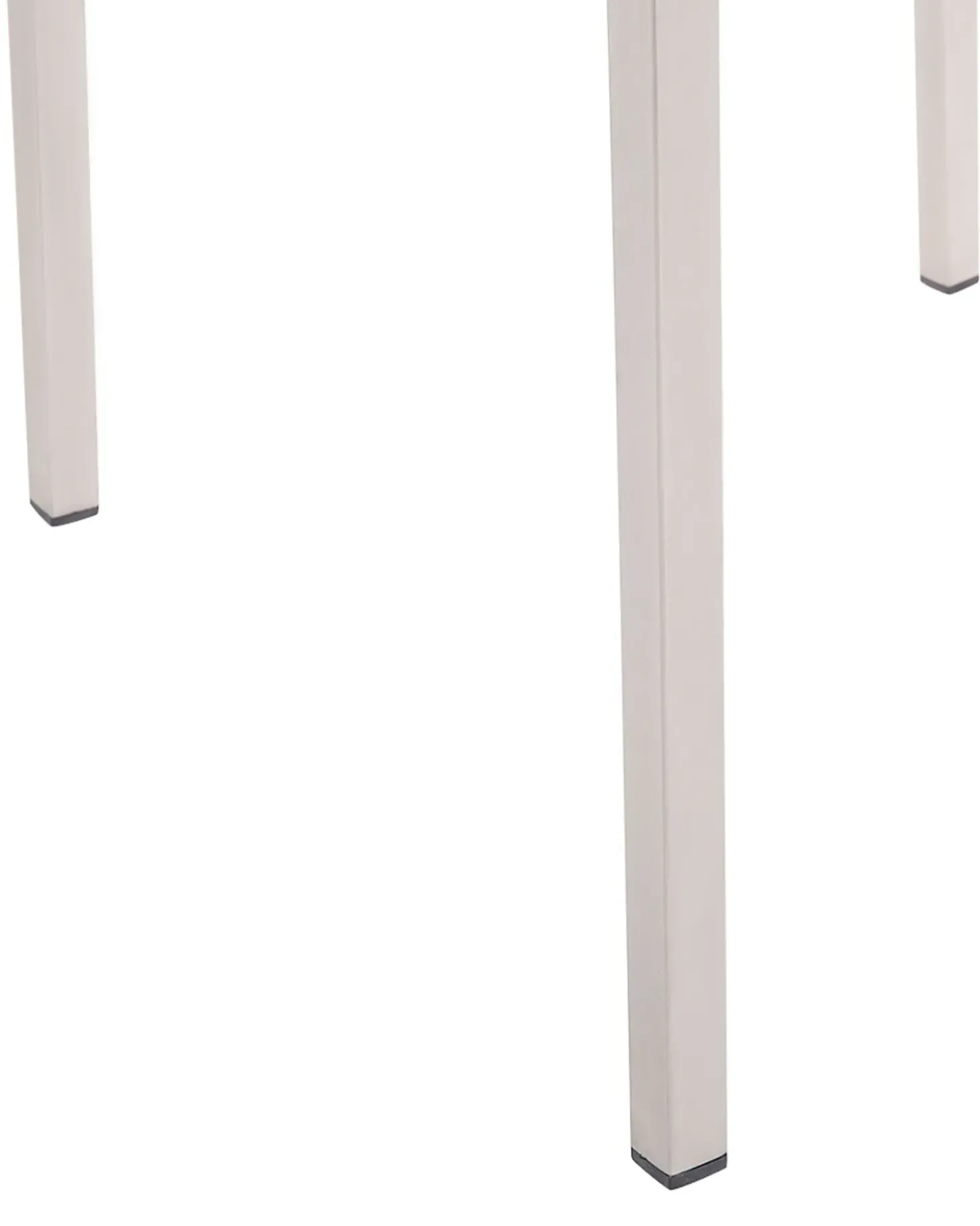 Set di 4 sedie da giardino GROSSETO Acciaio inox Beige