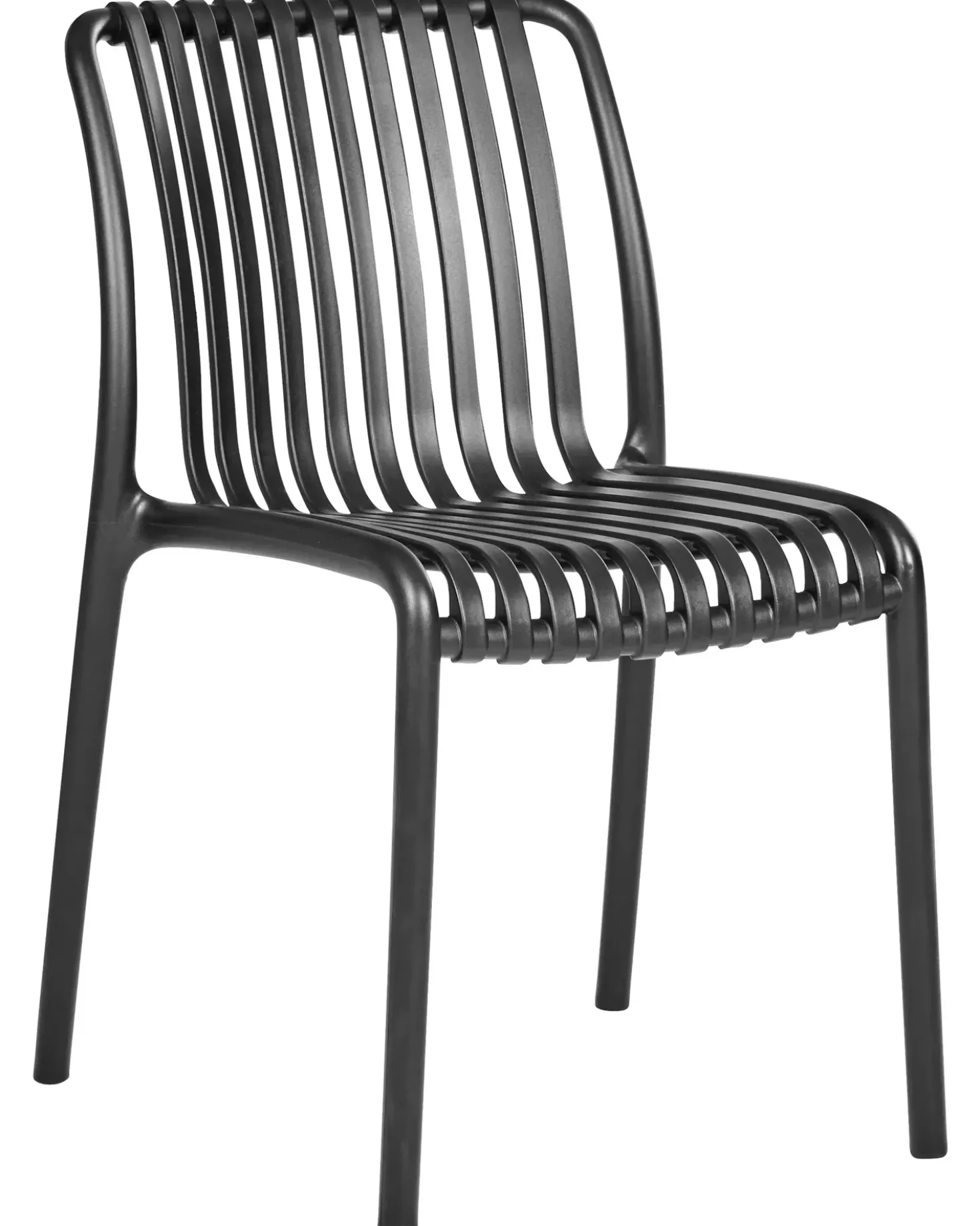 Set di 4 sedie da giardino ARICCIA Nero