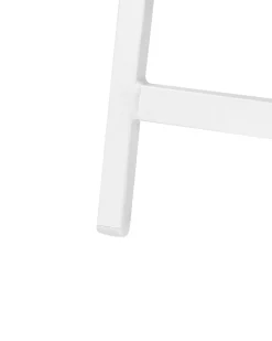 Set di 2 sedie da giardino MARCEDDI con poggiapiedi Metallo Bianco/Beige