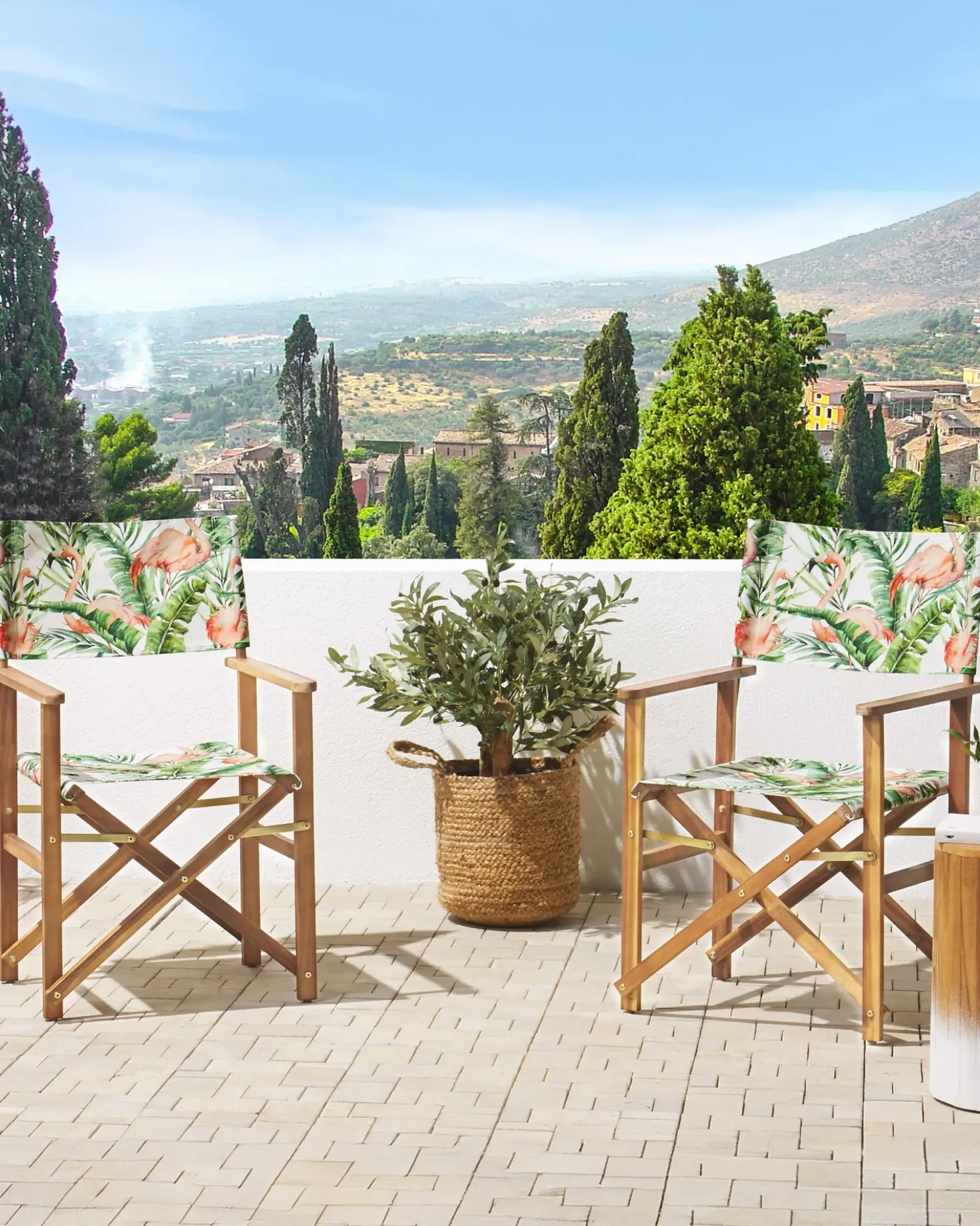 Set di 2 sedie da giardino CINE Legno d'acacia Rosa