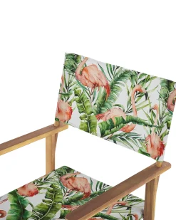 Set di 2 sedie da giardino CINE Legno d'acacia Rosa