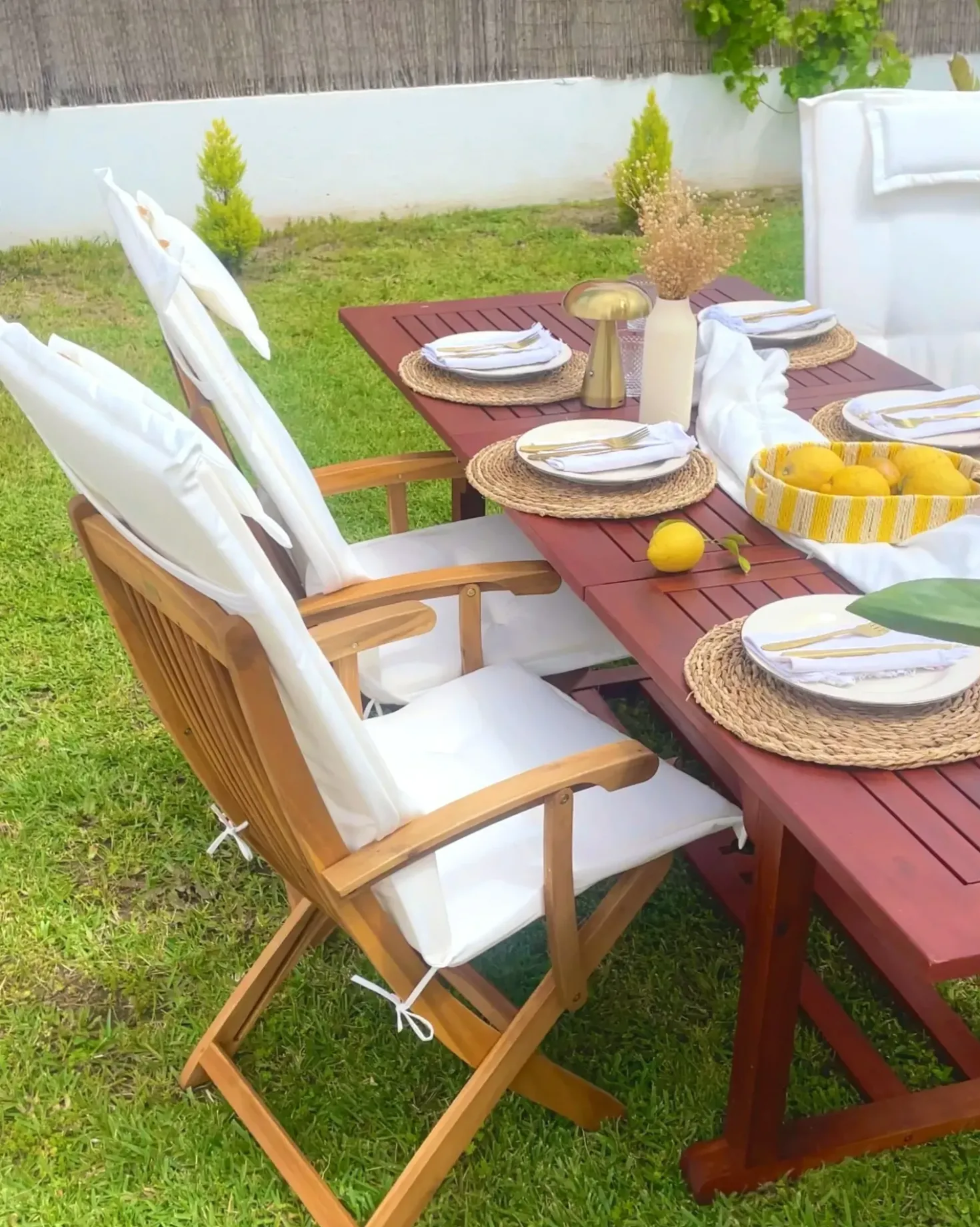 Set di 2 sedie da giardino MAUI II Legno d'acacia Marrone chiaro