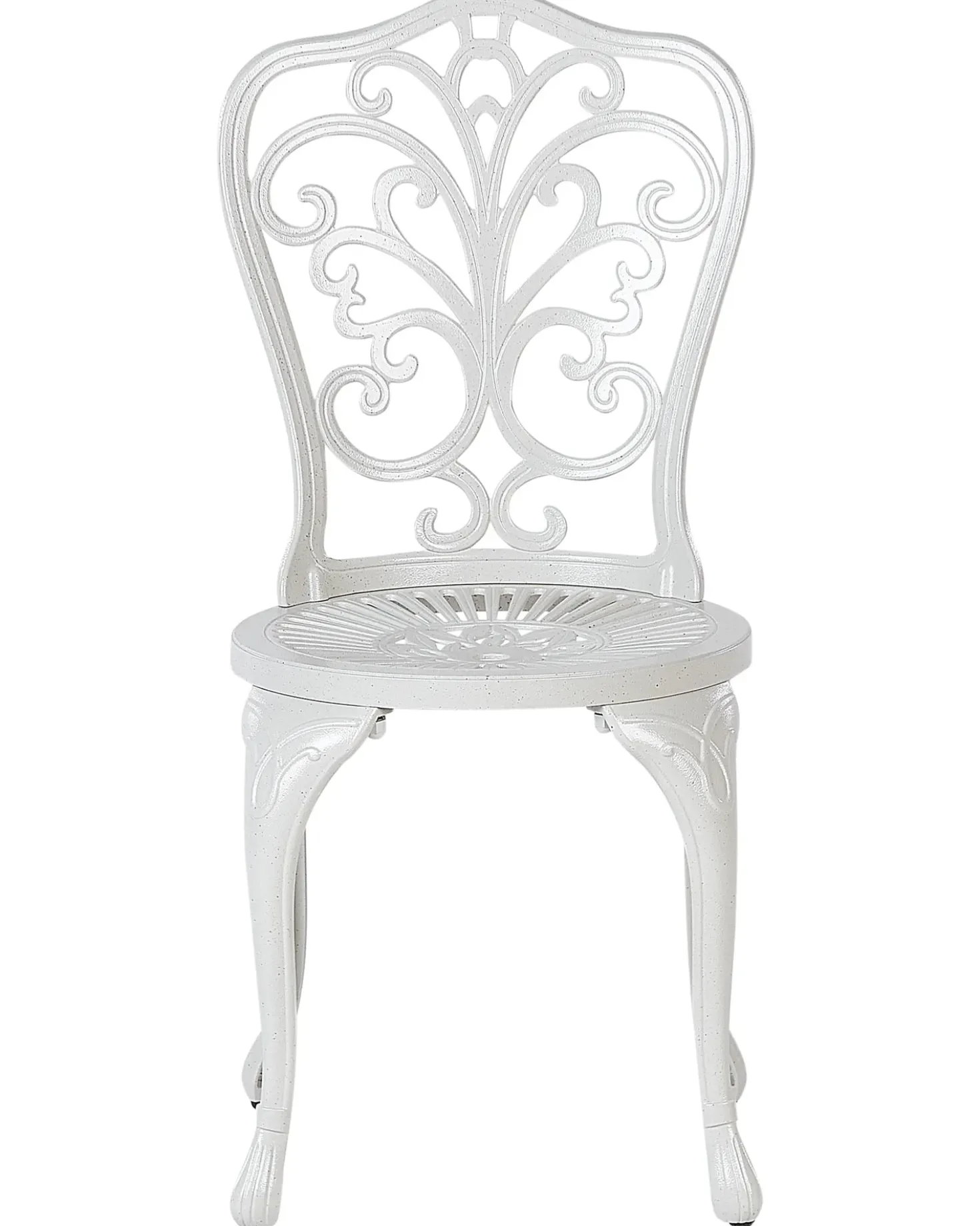 Set di 2 sedie da giardino TRIORA Metallo Bianco sporco