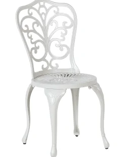 Set di 2 sedie da giardino TRIORA Metallo Bianco sporco